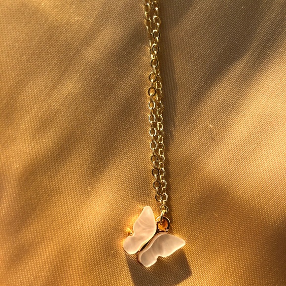 Jewelry - White Butterfly Necklace